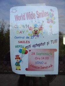 Poster for After School Club at Gepiu (run by The Smiles Foundation)