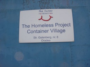 The Homeless Container Project at Oradea (The Smiles Foundation)