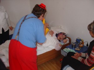 OAP Home at Rapa - bedridden lady